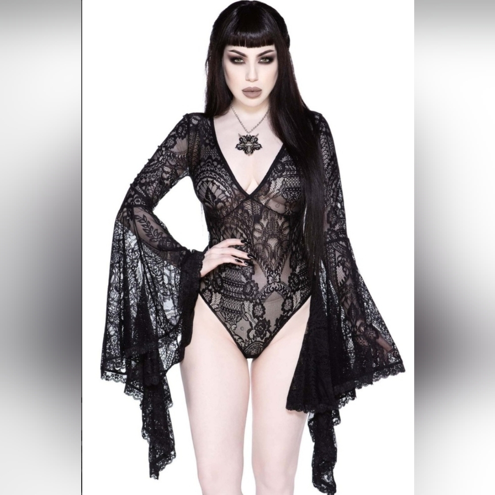 Killstar Fatal Attraction Lace Bodysuit